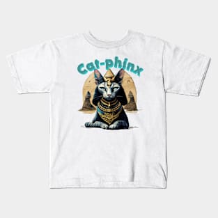 A cat of the Egyptian Sphinx. Kids T-Shirt